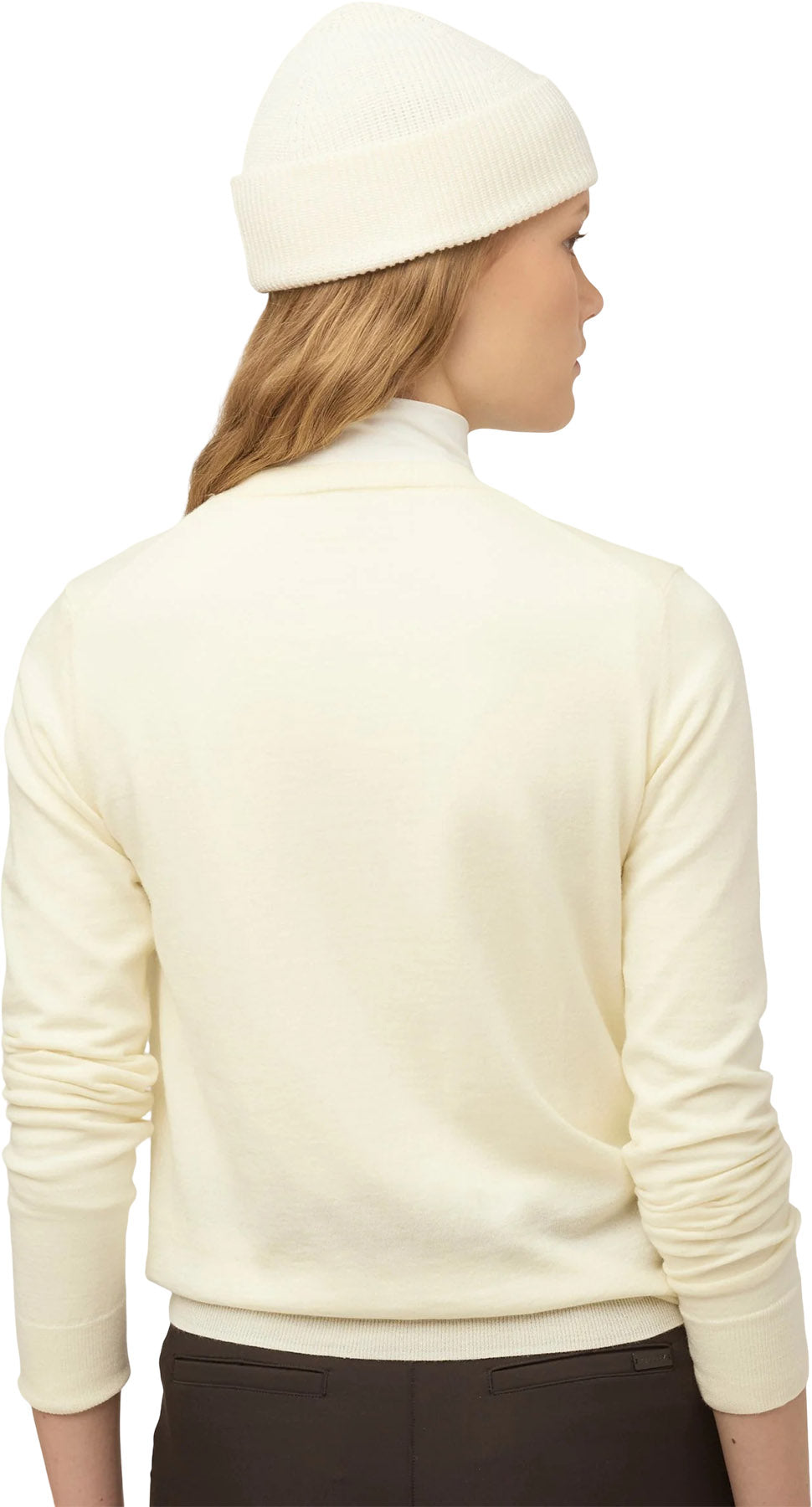 Stretch Merino Crewneck Sweater - Women's