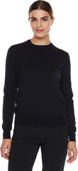 Stretch Merino Crewneck Sweater - Women's