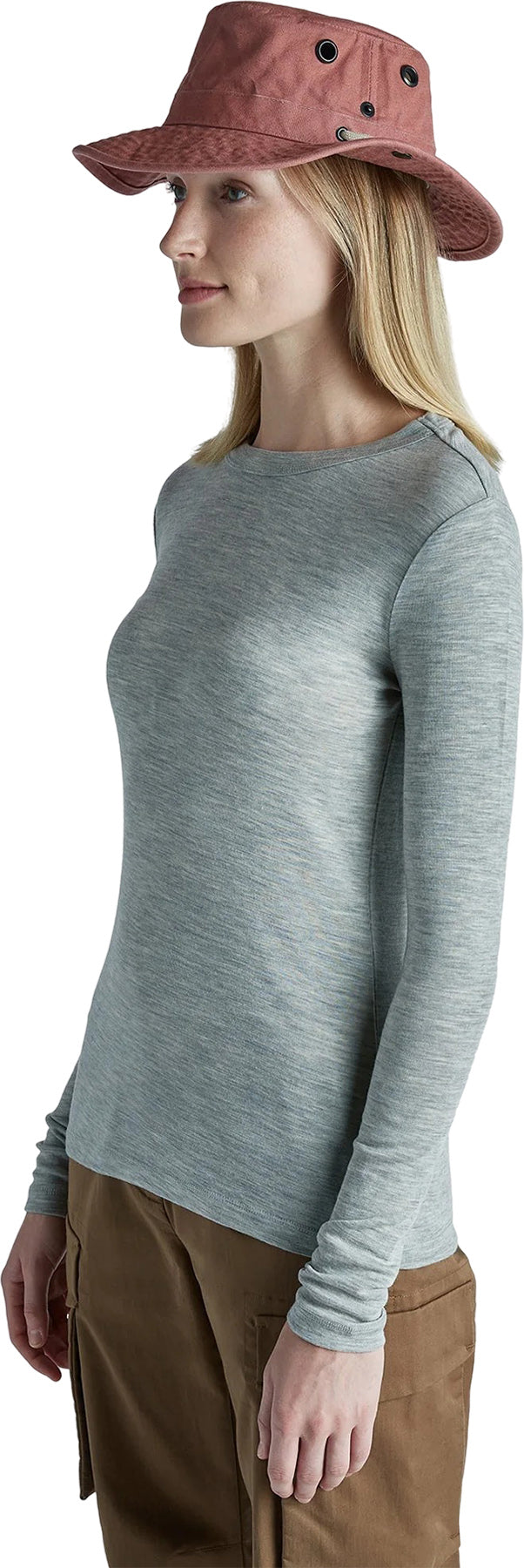 Rib Merino Long Sleeve T-Shirt - Women's