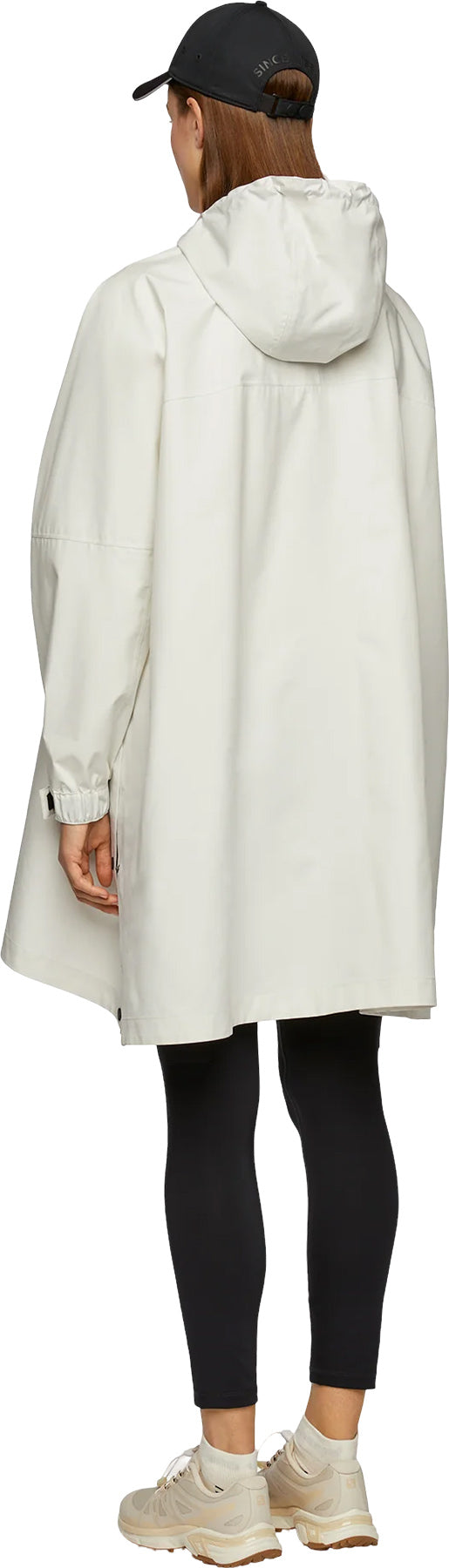 Packable Hooded Poncho - Women's