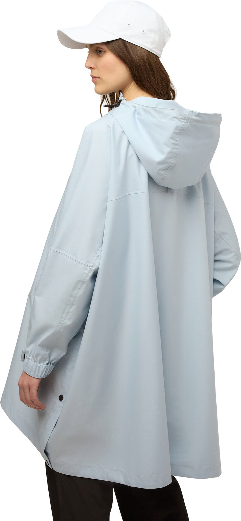 Packable Hooded Poncho - Women's