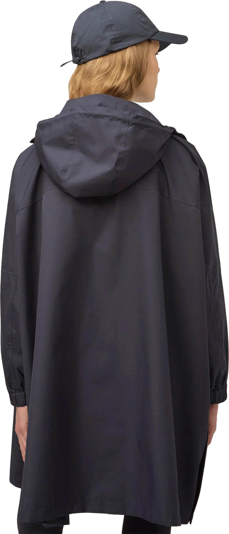 Packable Hooded Poncho - Women's