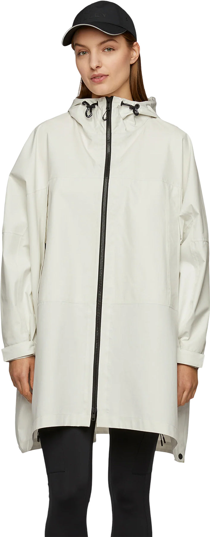 Packable Hooded Poncho - Women's