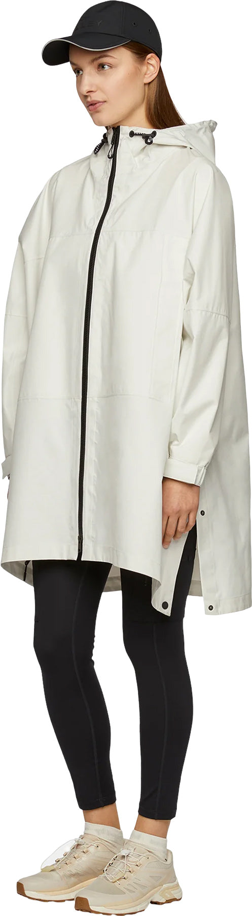 Packable Hooded Poncho - Women's