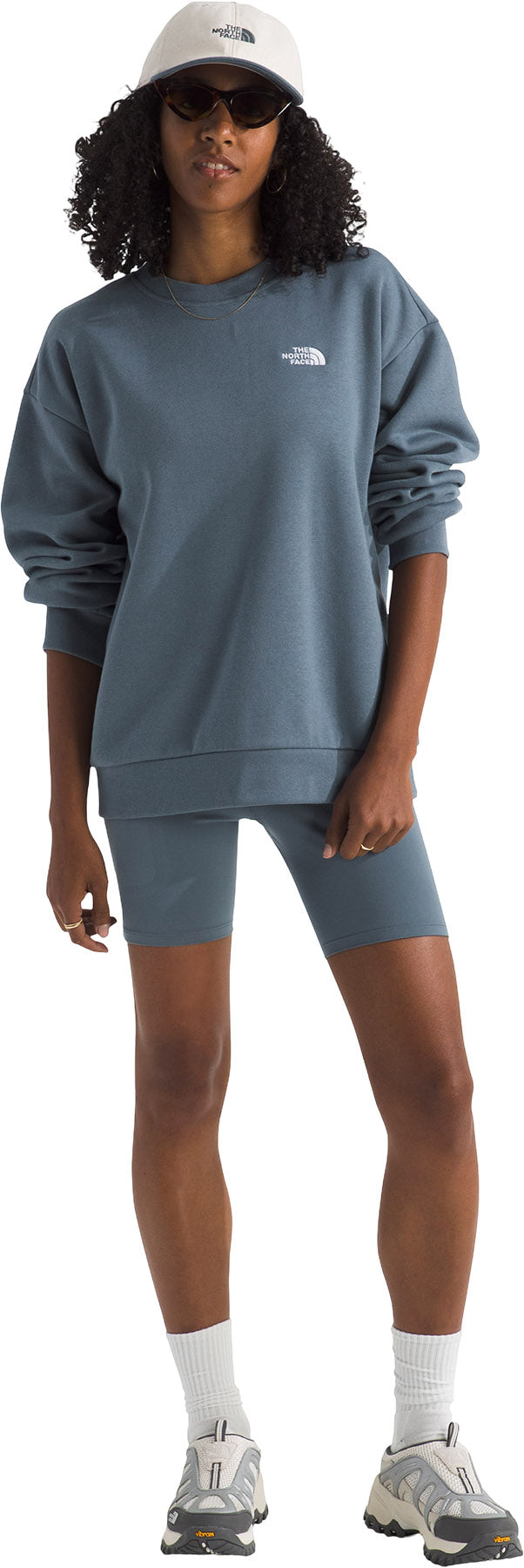 Evolution Simple Dome Oversized Crew Neck Sweatshirt - Women's