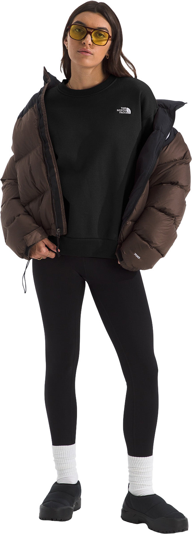 Evolution Simple Dome Oversized Crew Neck Sweatshirt - Women's