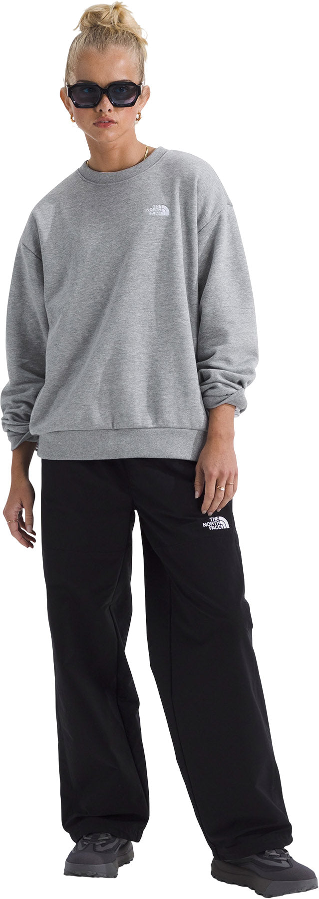 Evolution Simple Dome Oversized Crew Neck Sweatshirt - Women's