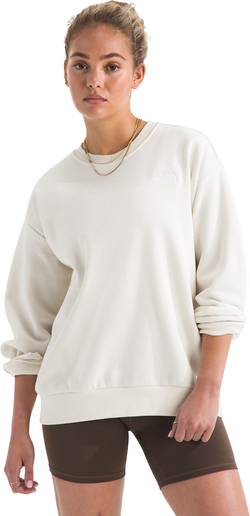 Evolution Simple Dome Oversized Crew Neck Sweatshirt - Women's