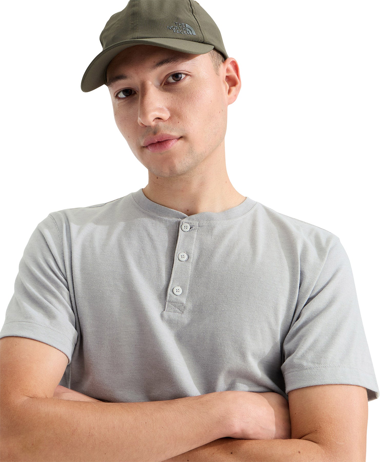 Tri-Blend Short-Sleeve Henley T-shirt - Men's