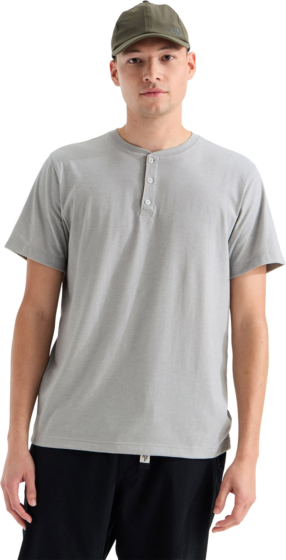 Tri-Blend Short-Sleeve Henley T-shirt - Men's