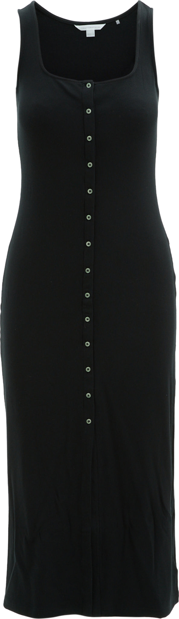Cloud Rib Button Tank Dress - Women's