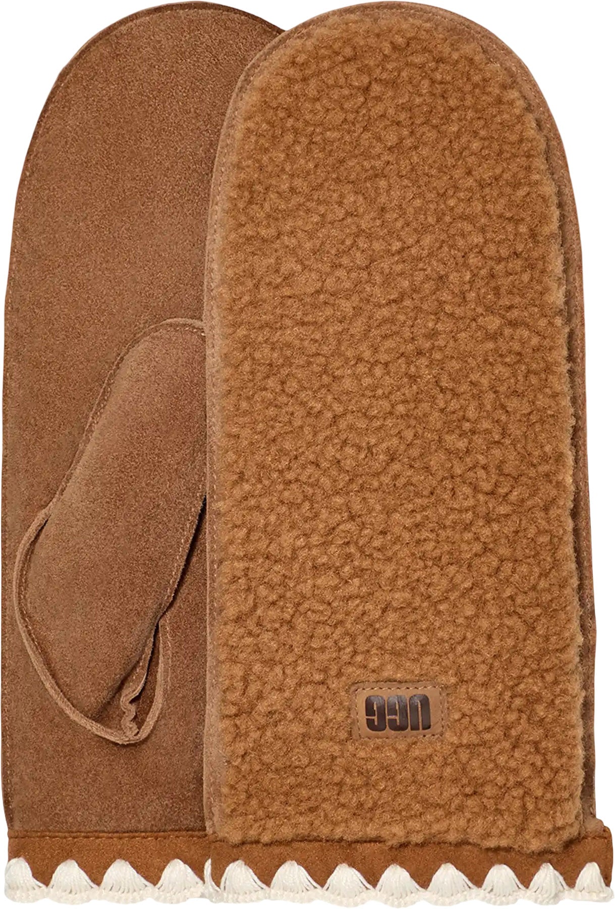UGGfluff Scalloped Mittens - Women's