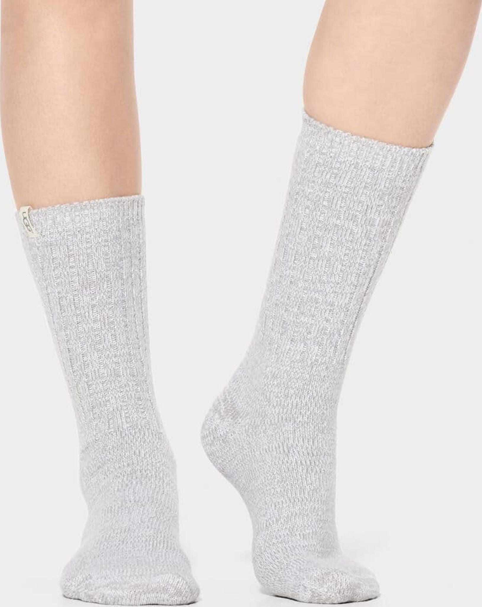 Rib Knit Slouchy Crew Sock - Women's