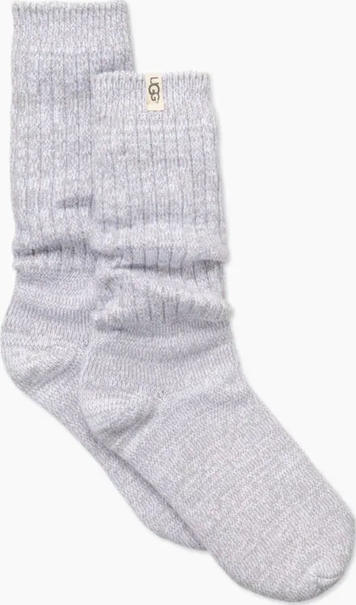Rib Knit Slouchy Crew Sock - Women's