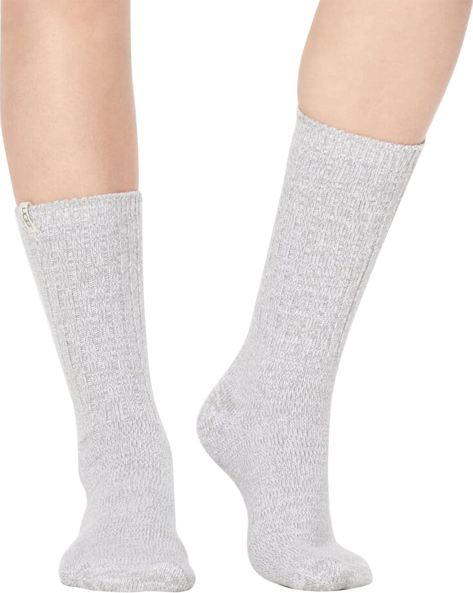 Rib Knit Slouchy Crew Sock - Women's