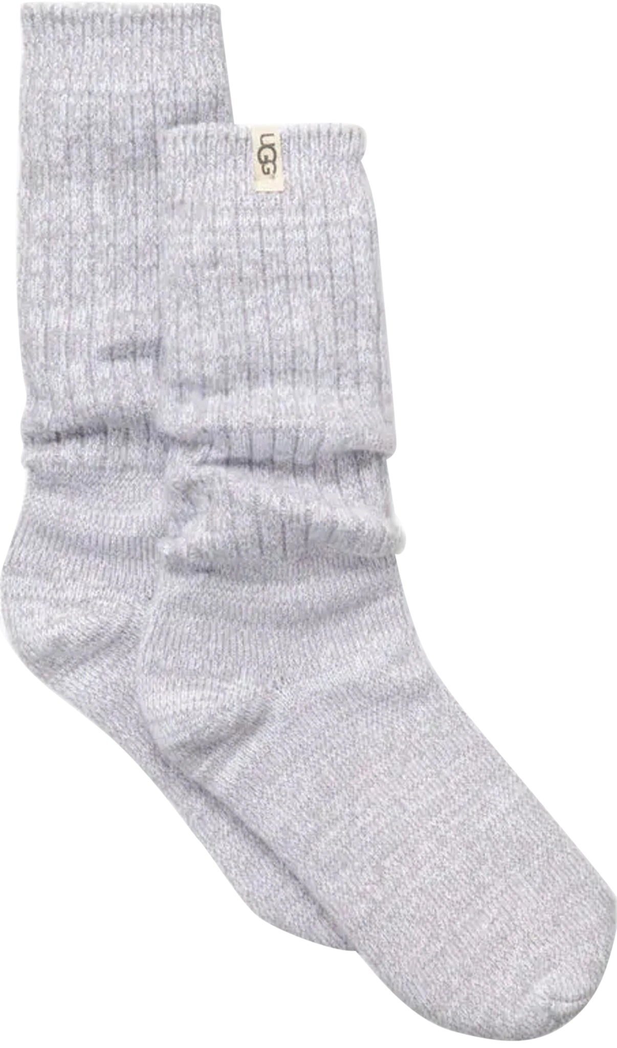 Rib Knit Slouchy Crew Sock - Women's