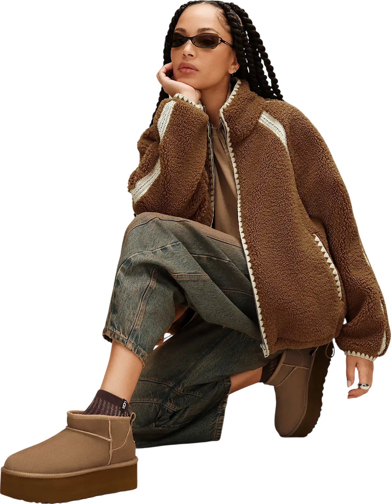 Nikia Crochet UGGfluff Jacket - Women's