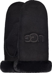 Sheepskin Emroidered Logo Mitten - Women's