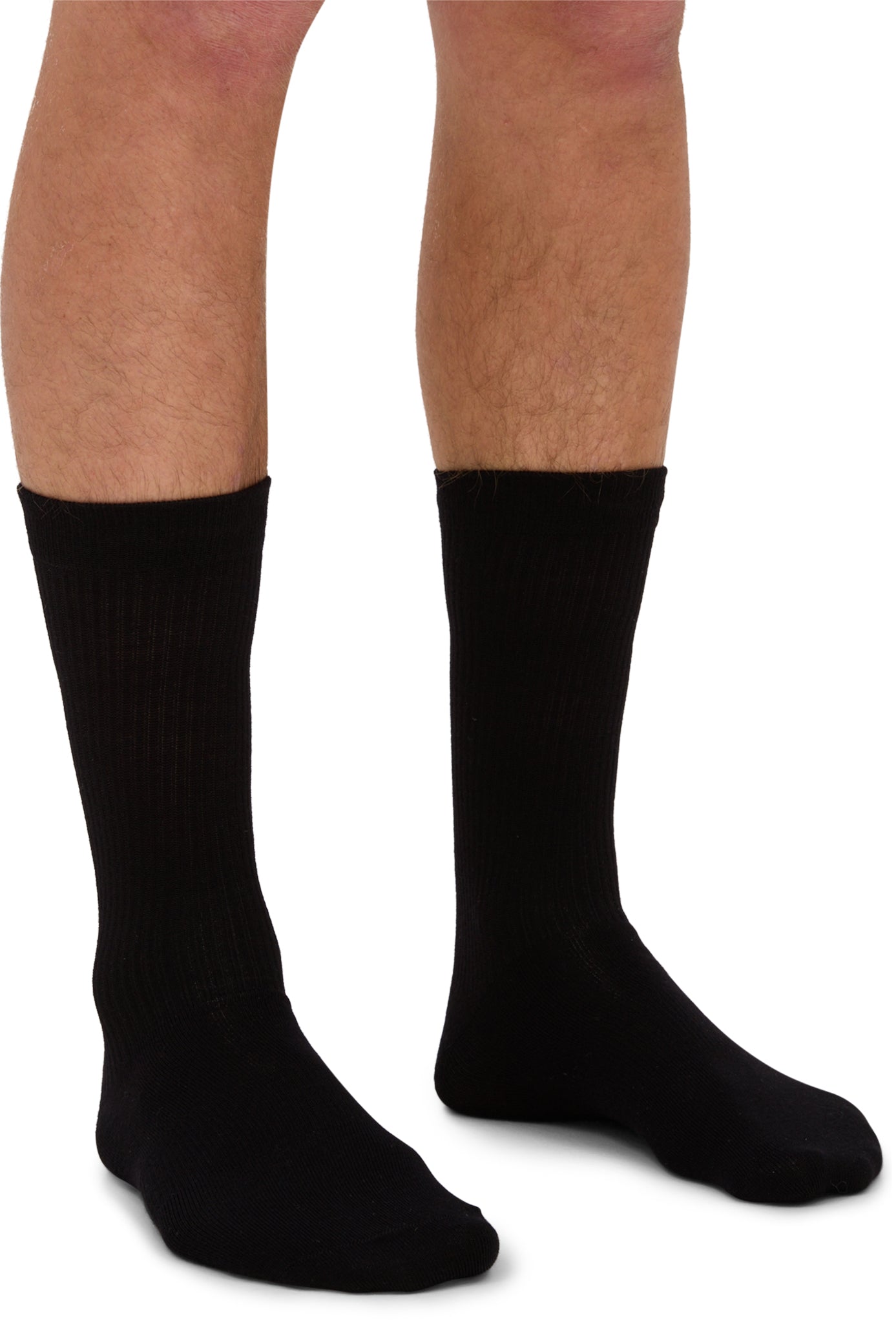 Marollen Everyday Cotton Rib Crew Socks 3-Pack - Unisex