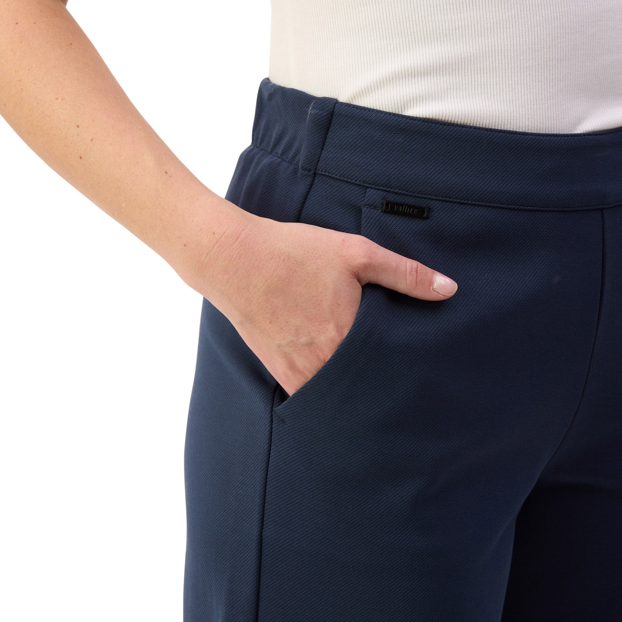 Neubau Pull-On Double Knit Wide Leg Pants - Women's