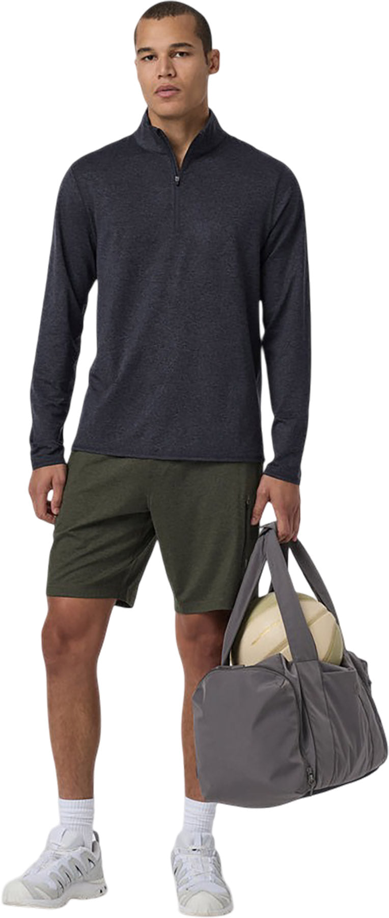 Ponto Half Zip Mock Neck Sweater - Men's