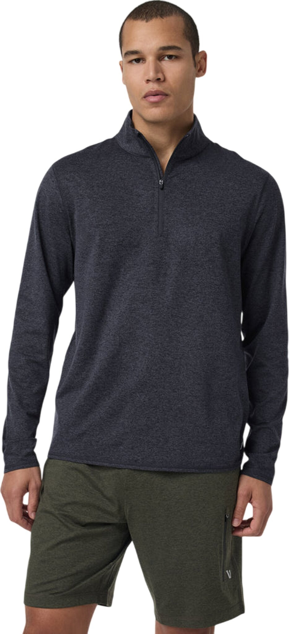 Ponto Half Zip Mock Neck Sweater - Men's