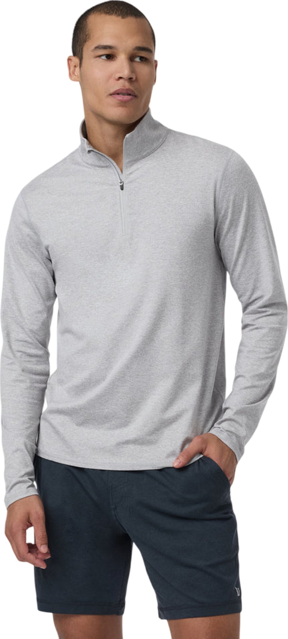 Ponto Half Zip Mock Neck Sweater - Men's