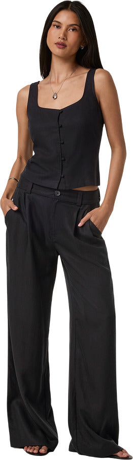 Trestles Twill Button Front Top - Women's