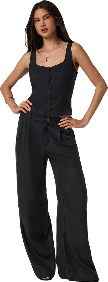 Trestles Twill Button Front Top - Women's