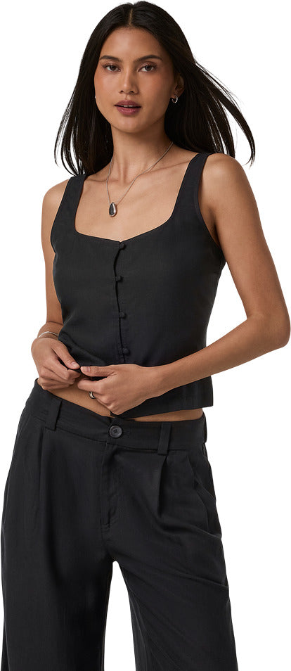 Trestles Twill Button Front Top - Women's