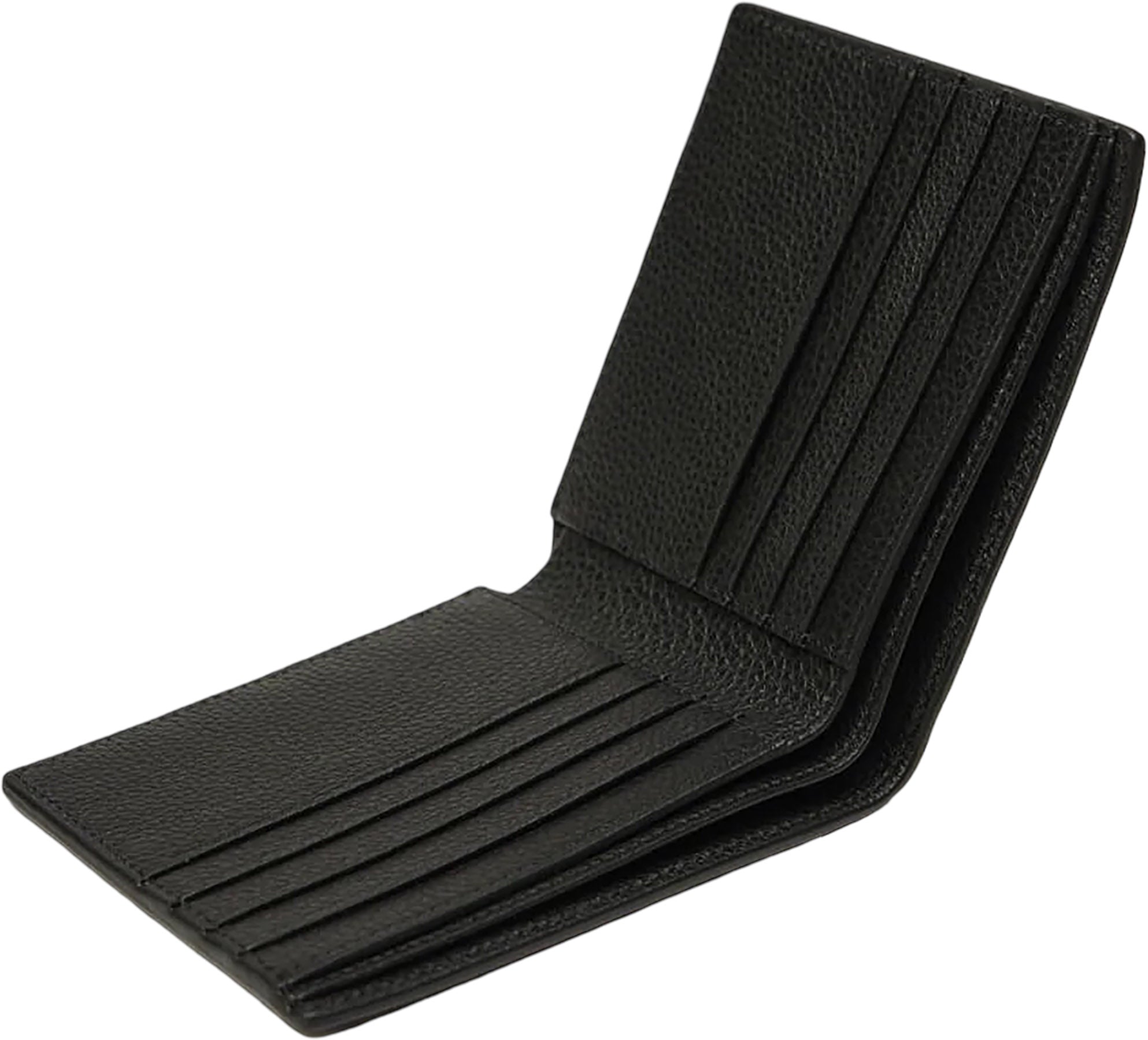 Benin Pebble-Grained Leather Bi-fold Wallet - Men's