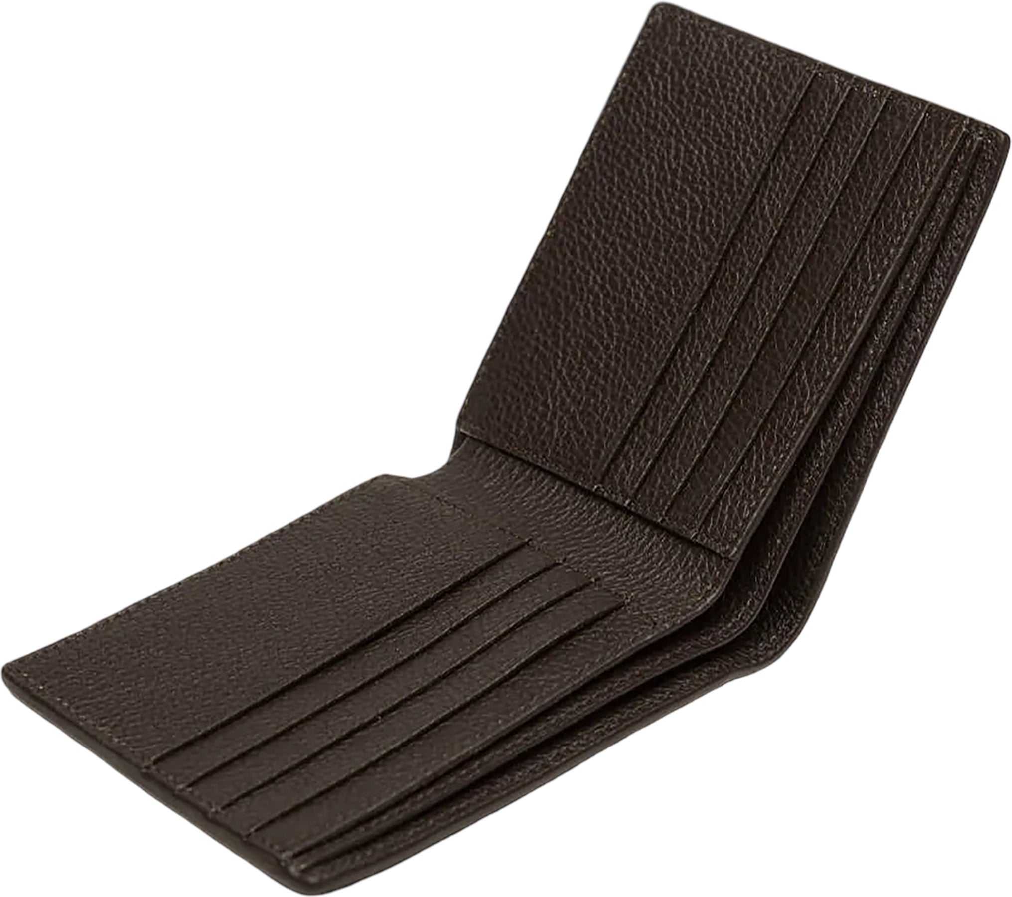 Benin Pebble-Grained Leather Bi-fold Wallet - Men's