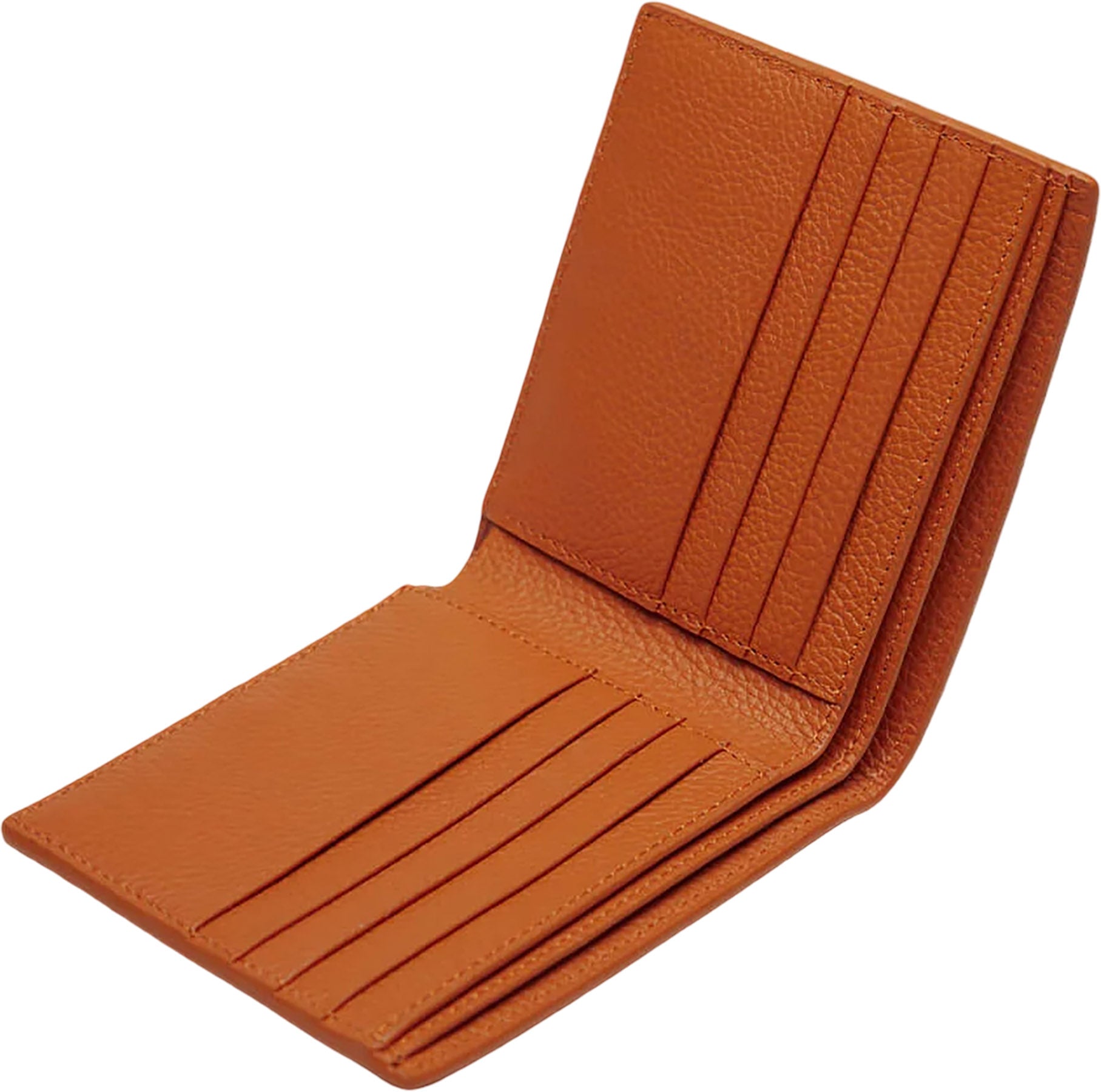 Benin Pebble-Grained Leather Bi-fold Wallet - Men's