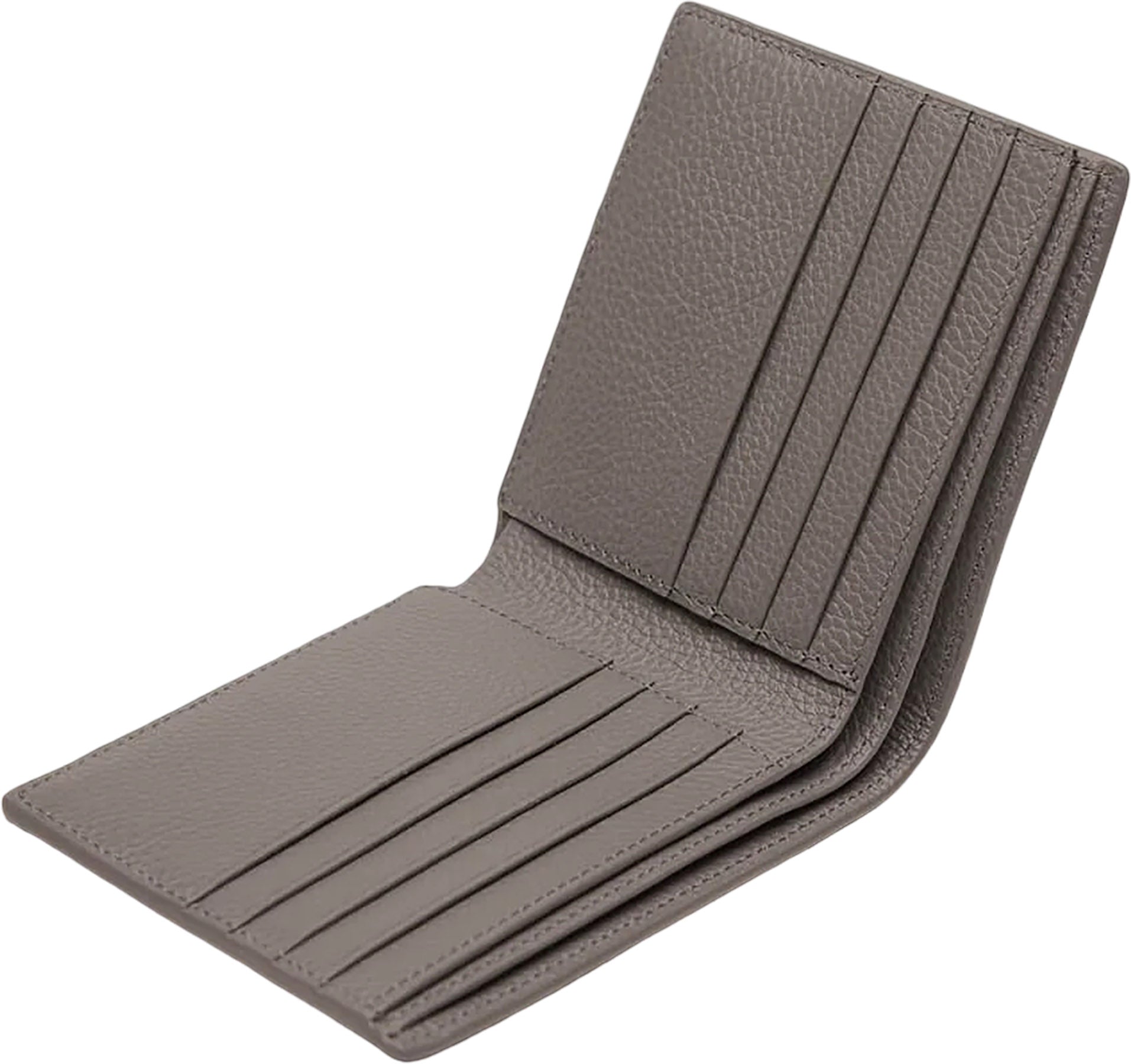 Benin Pebble-Grained Leather Bi-fold Wallet - Men's