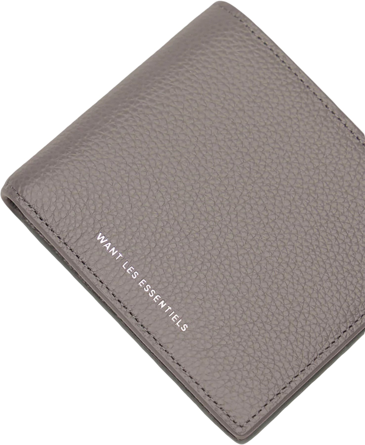 Benin Pebble-Grained Leather Bi-fold Wallet - Men's