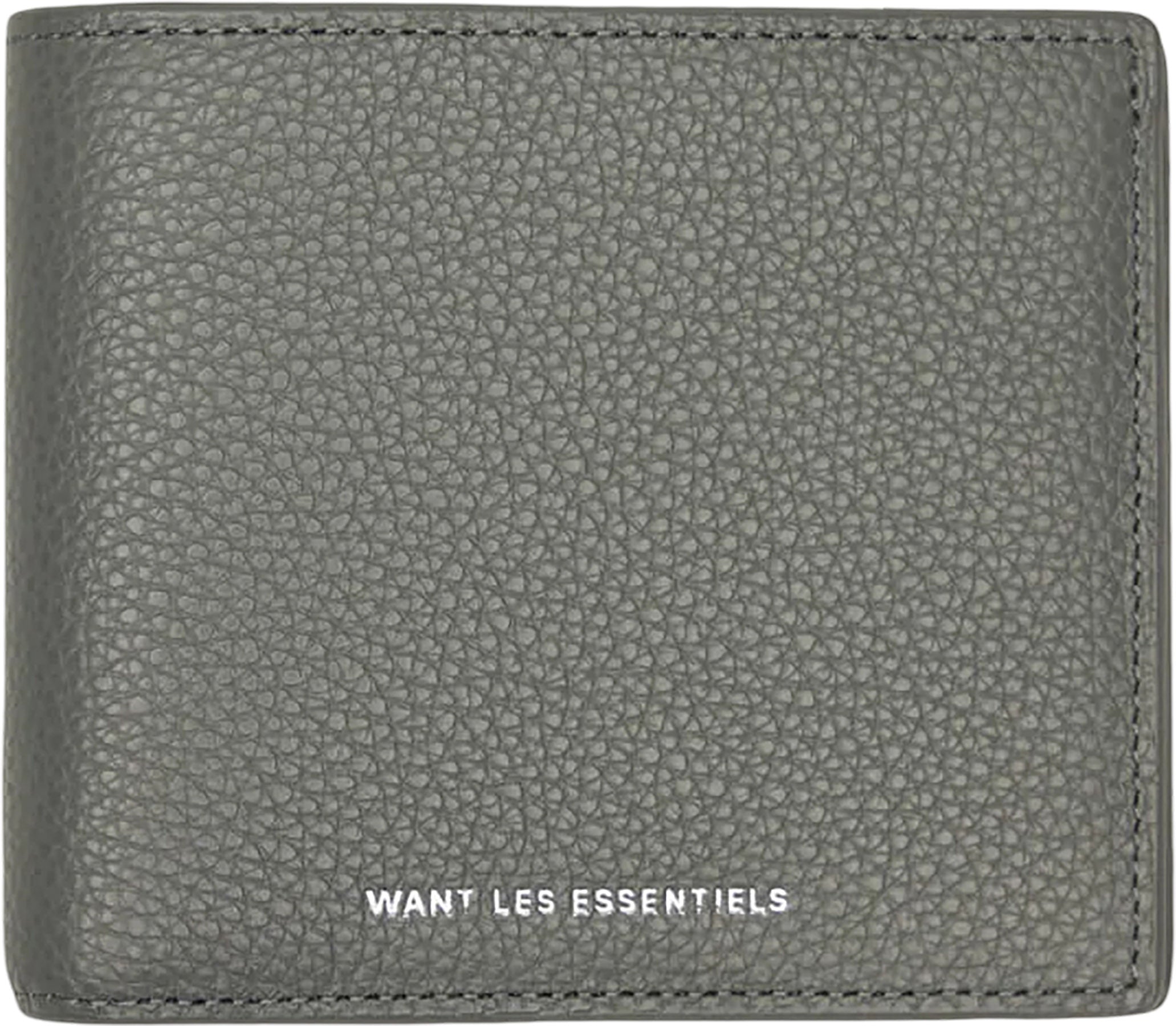 Benin Pebble-Grained Leather Bi-fold Wallet - Men's