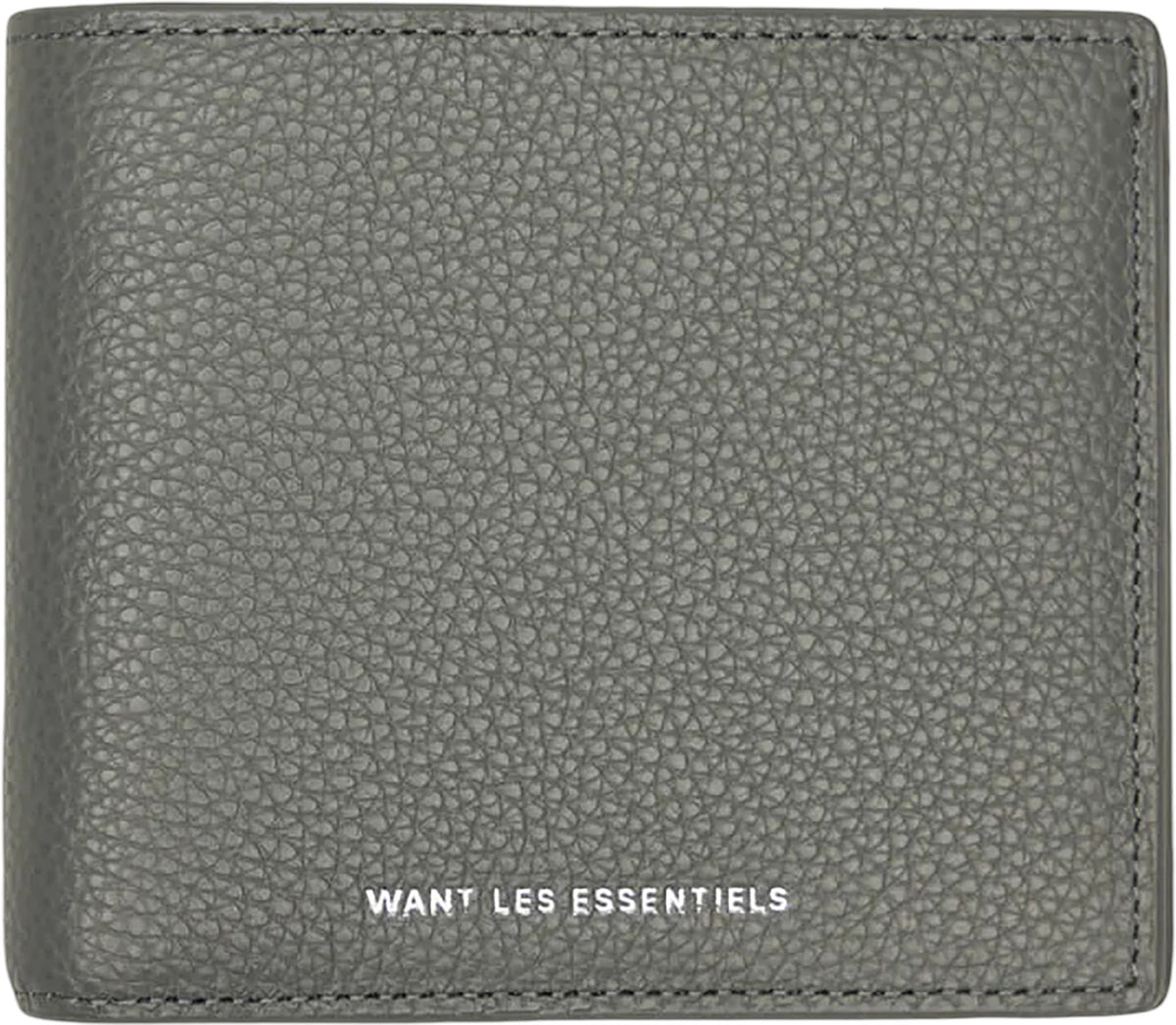 Benin Pebble-Grained Leather Bi-fold Wallet - Men's