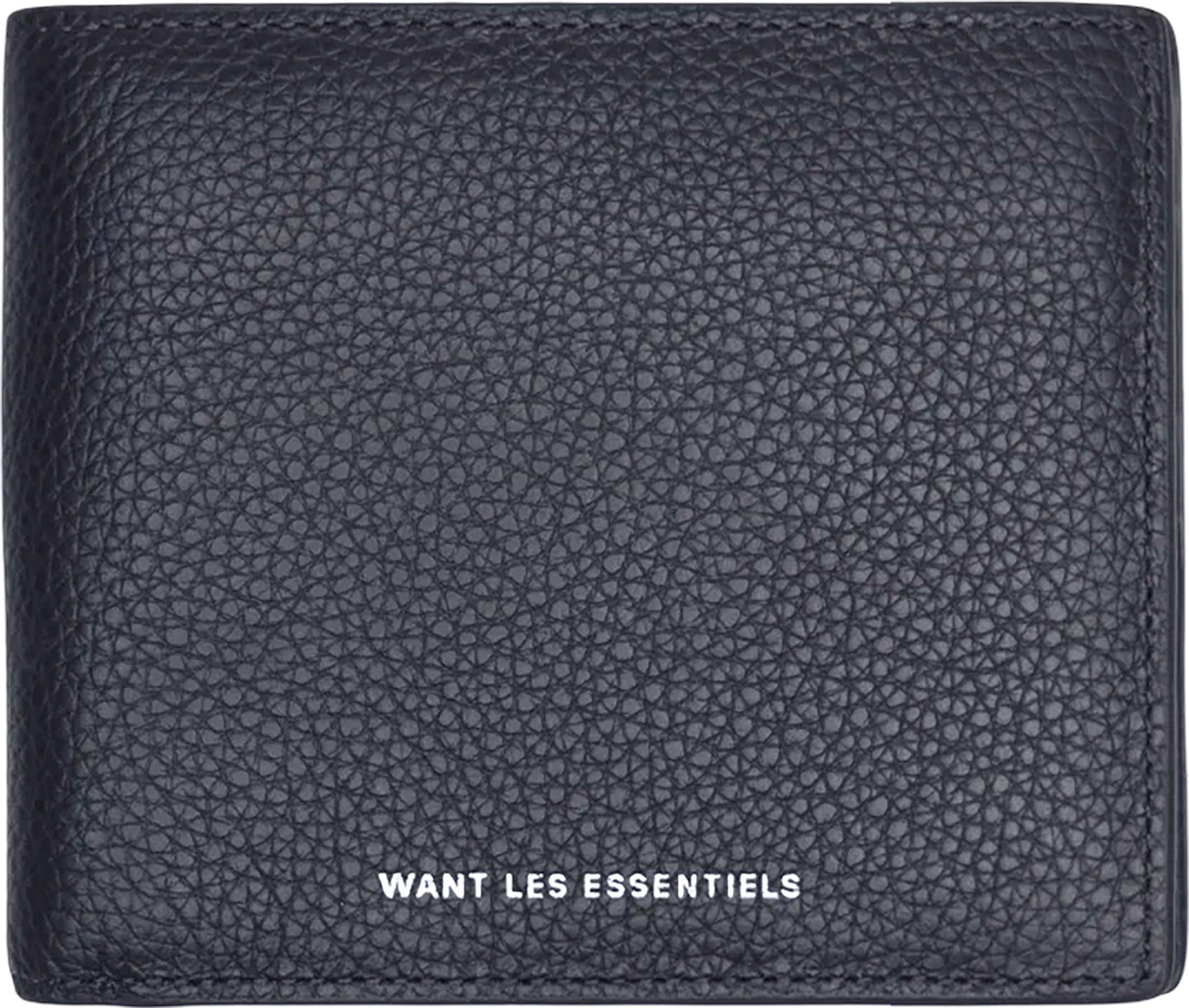 Benin Pebble-Grained Leather Bi-fold Wallet - Men's
