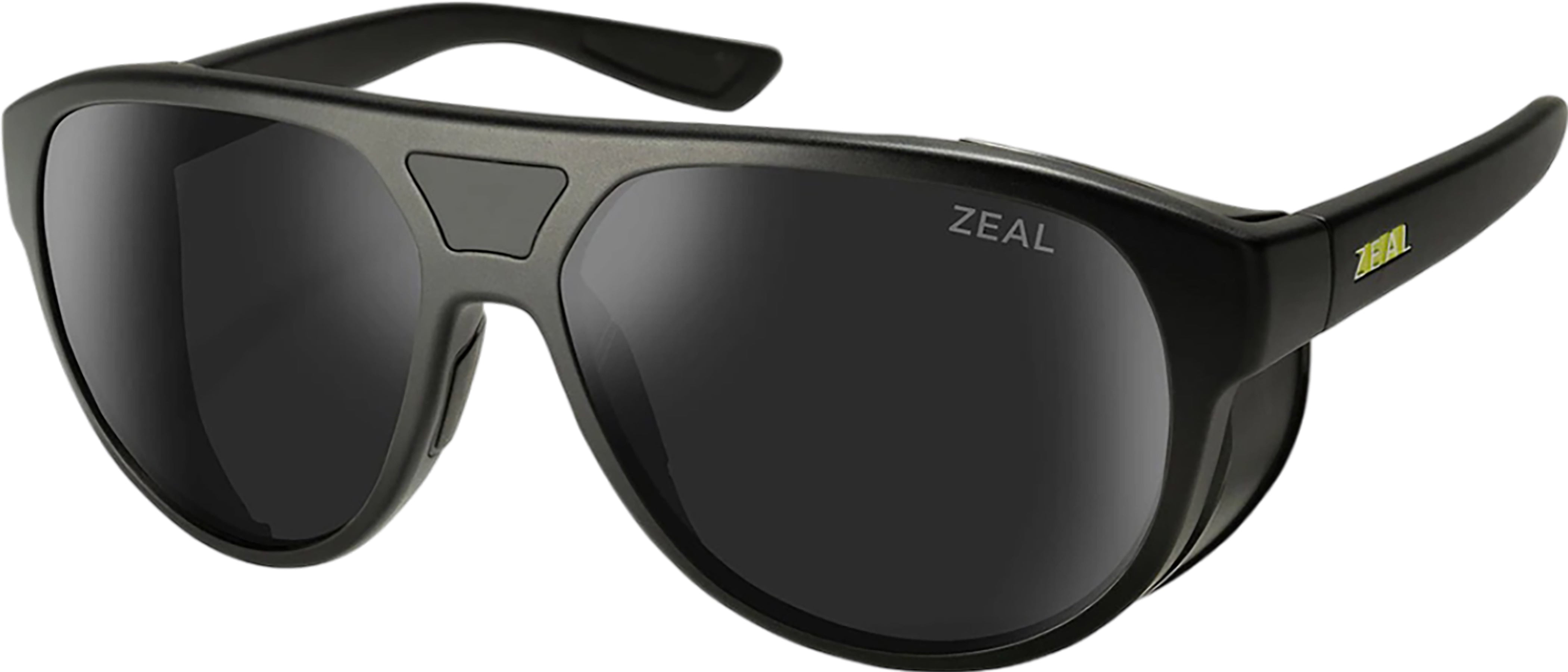 Selkirk Polarized Sunglasses - Matte Black - Dark Grey Lens